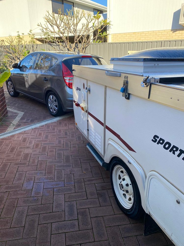 Car and caravan - Joan Seth