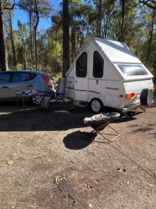 Car and caravan - Joan Seth